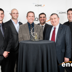 Notre projet d'efficacité énergétique remporte le prix Énergia (AQME)